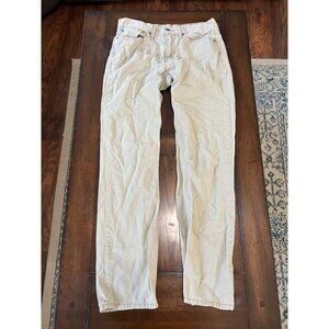 Levi's 514 Khaki Jean Straight Fit Men's Pants 34 Classic Casual Business Tan Pr